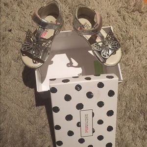 Sophia Webster Metallic Butterfly sandals